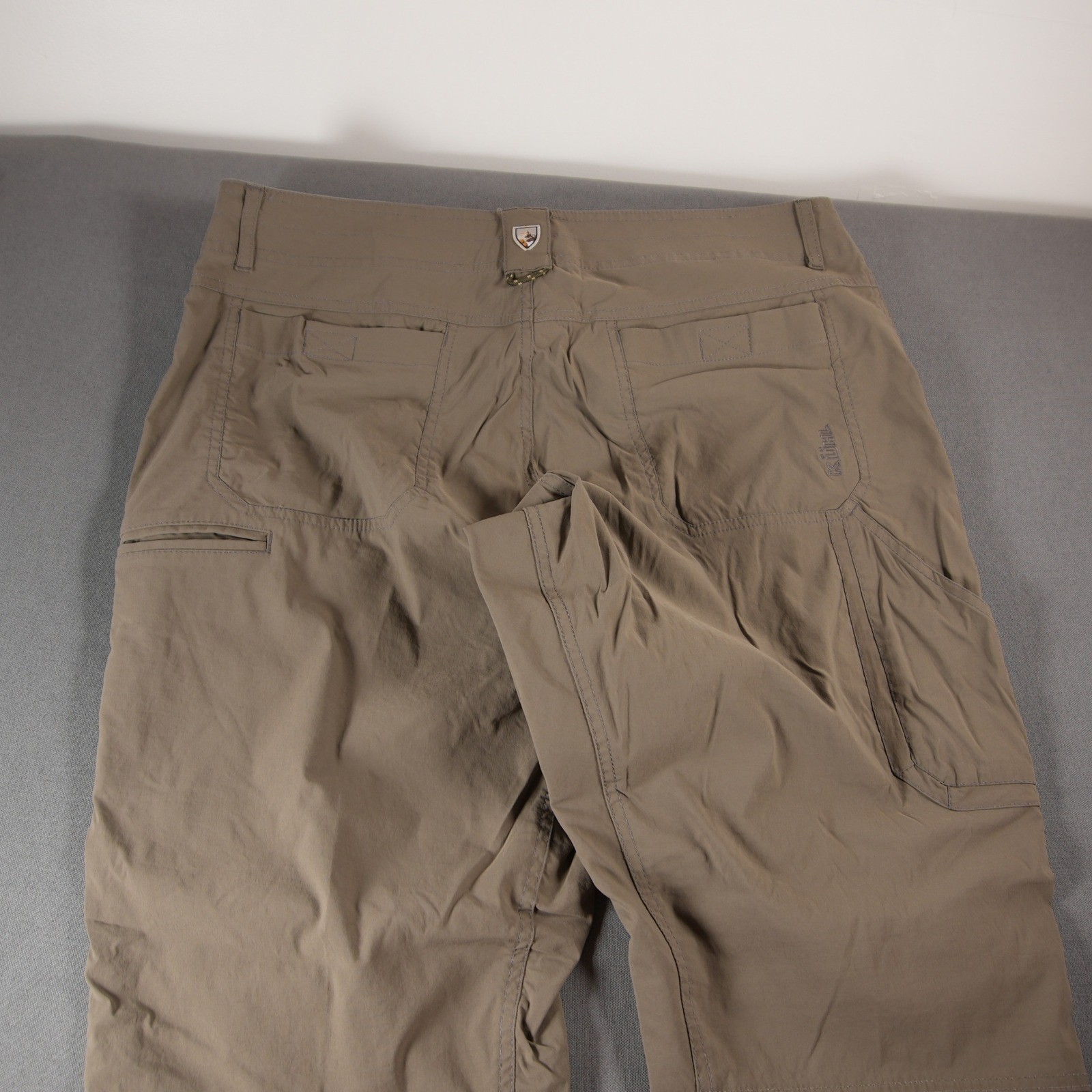 Kuhl Renegade Technical Stretch Hiking Men Pant 38×32 5120 khaki Water-Resistant