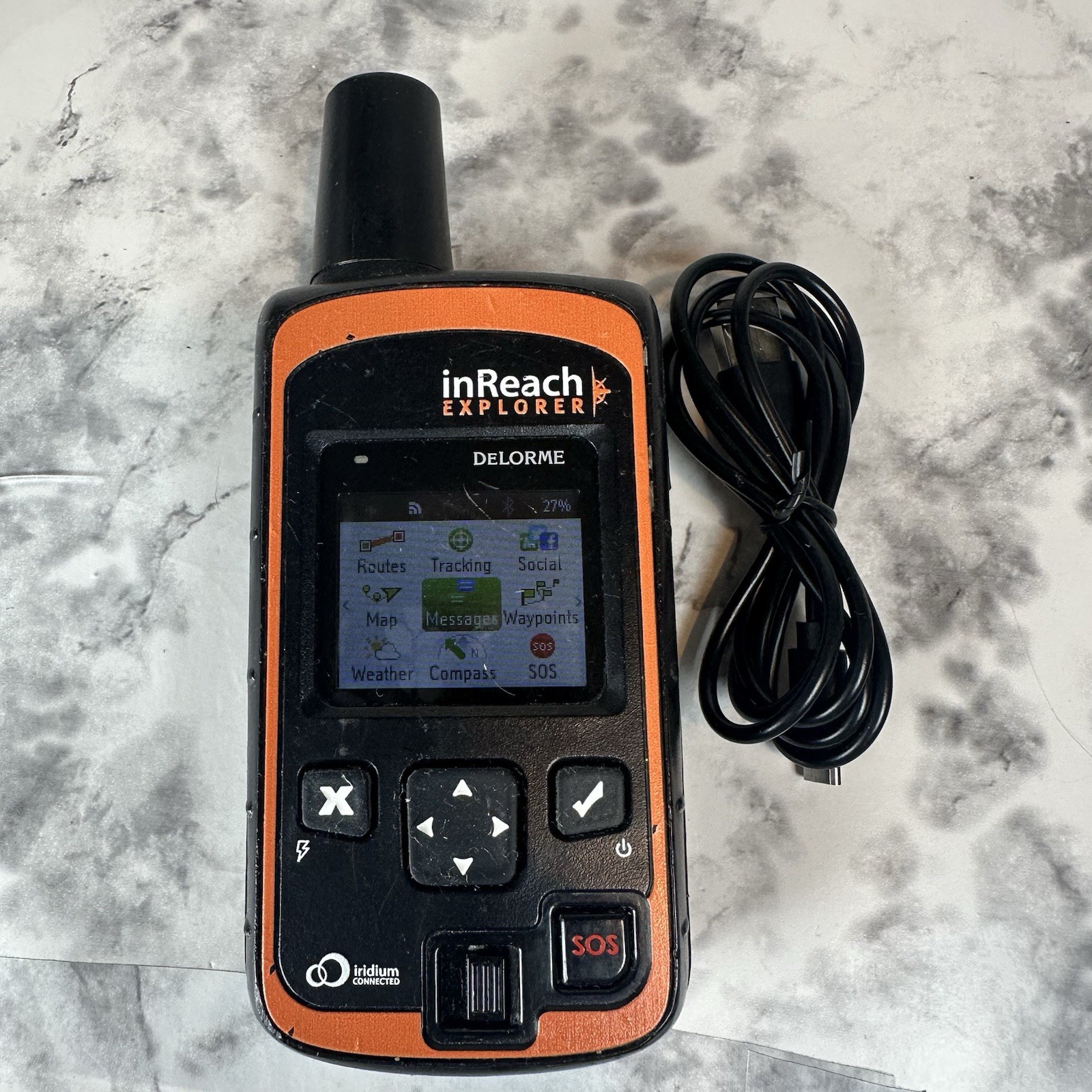 DeLorme inReach Explorer INRCH25 Handheld GPS Satellite Communicator Bluetooth
