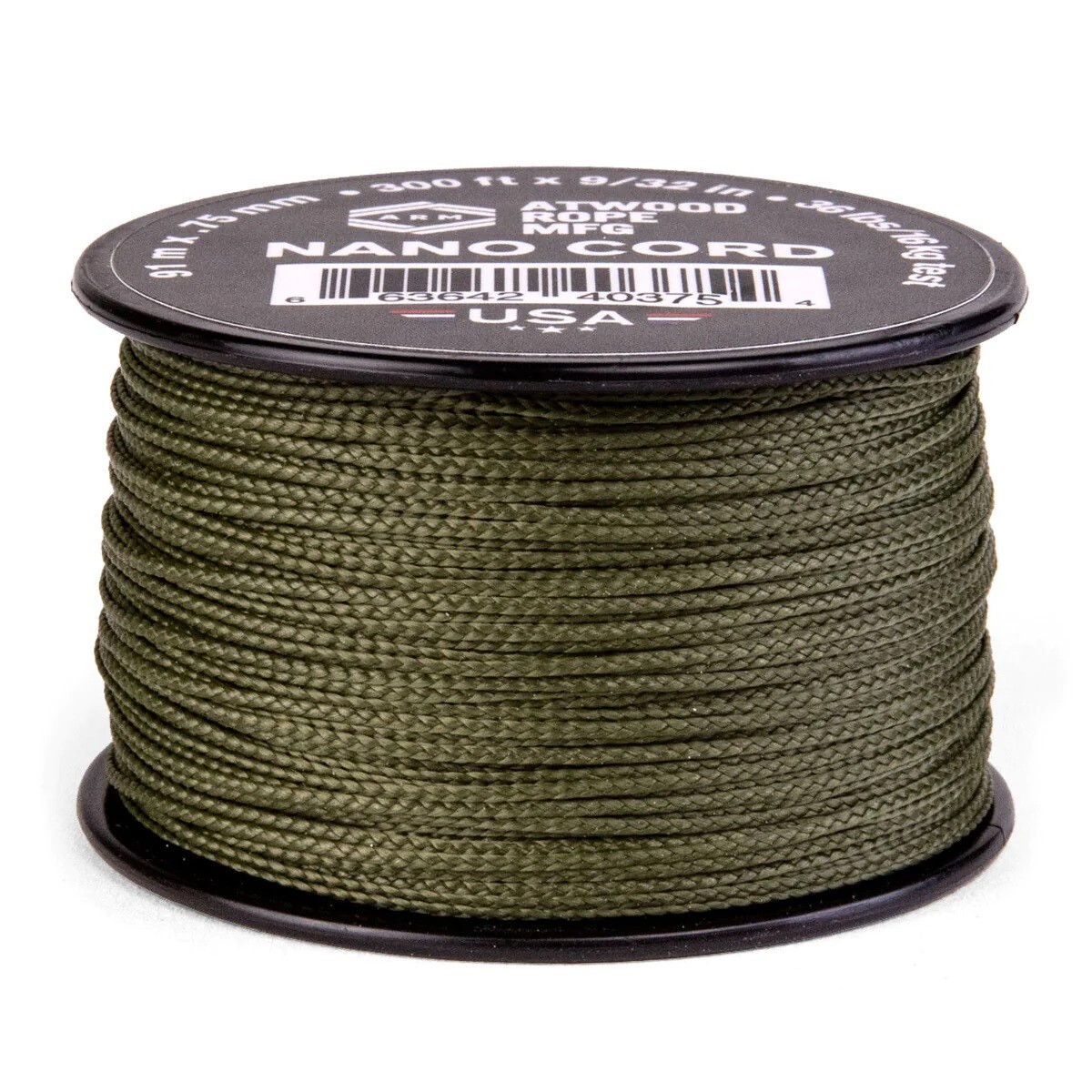 ATWOOD USA braided Nano Cord 0.75mm 28 colours stock – 1m, 3m, 5m, 10m, 20m, 91m