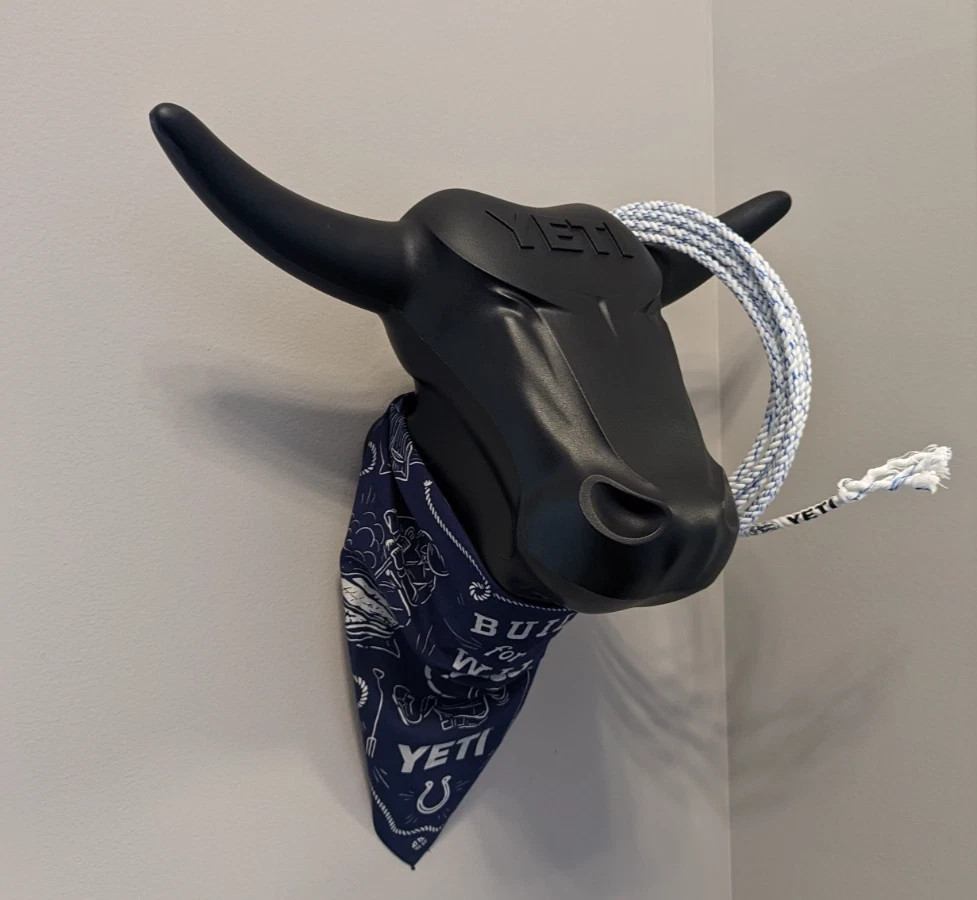 YETI Slick Horns Roping Dummy Wall Mount