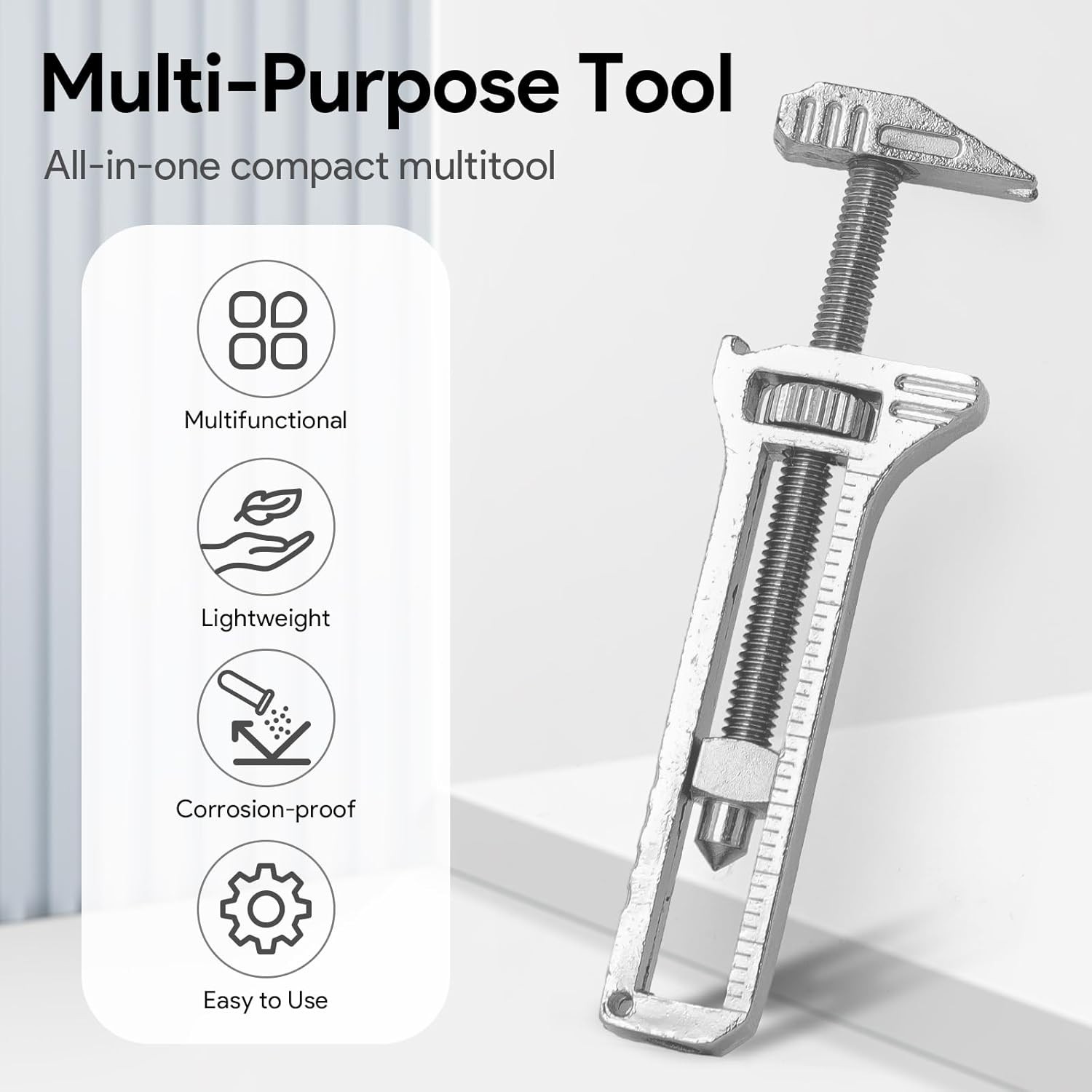 1pc Multifunctional Mini Wrench,Adjustable Small Wrench,Caliper Keychain