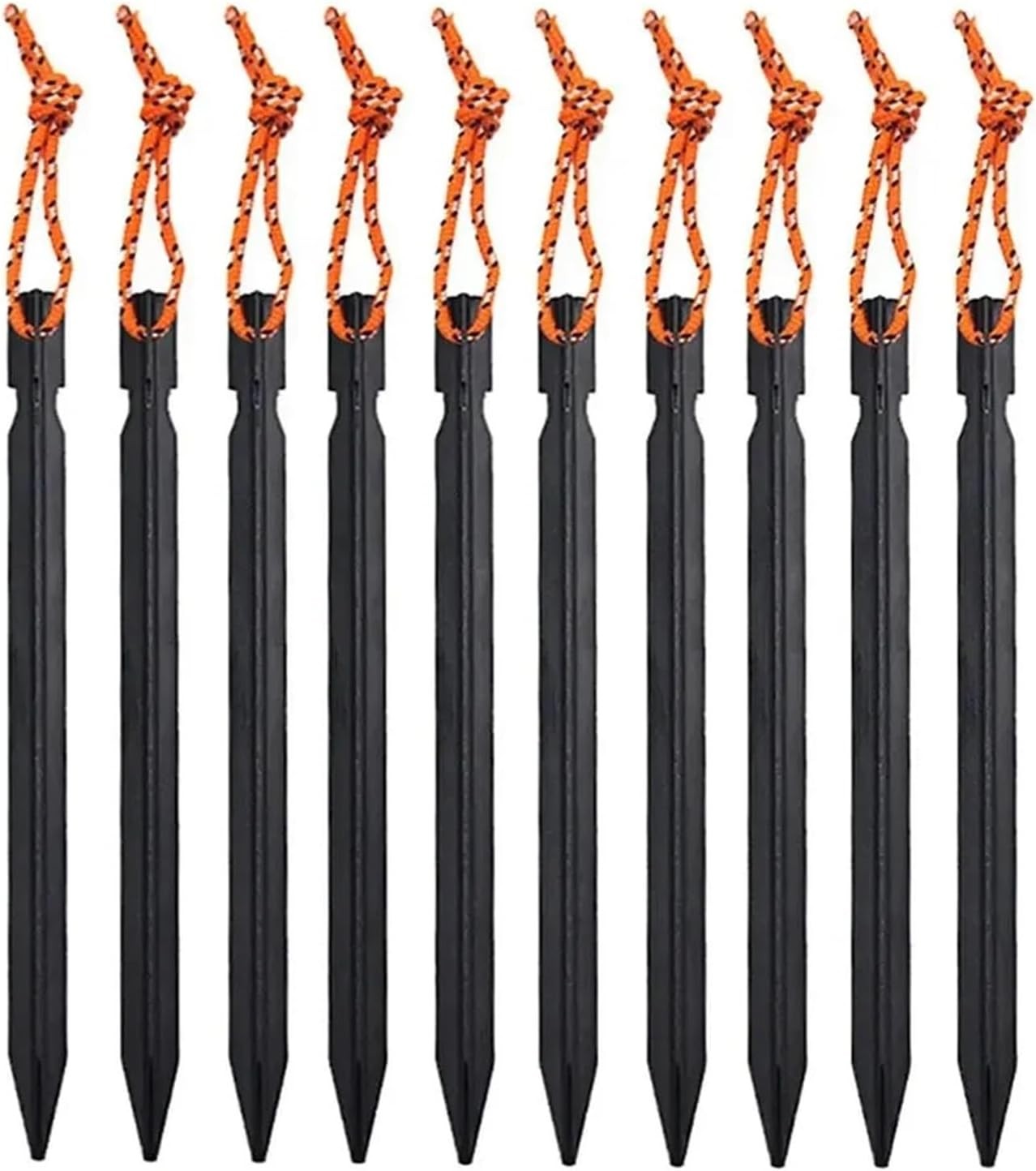 1~500 Pack Tent Stakes Heavy Duty, Aluminum Tent Stakes Pegs, Metal Tent Spikes