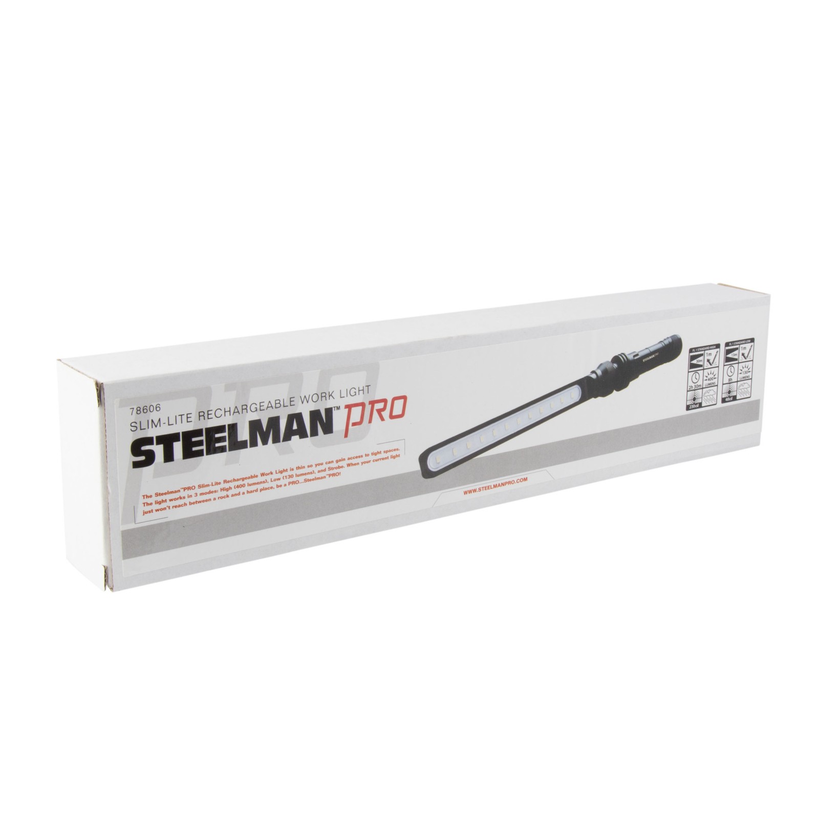 Steelman Pro LED Slim Lite Rechargeable Automotive Inspection Work Light 78606