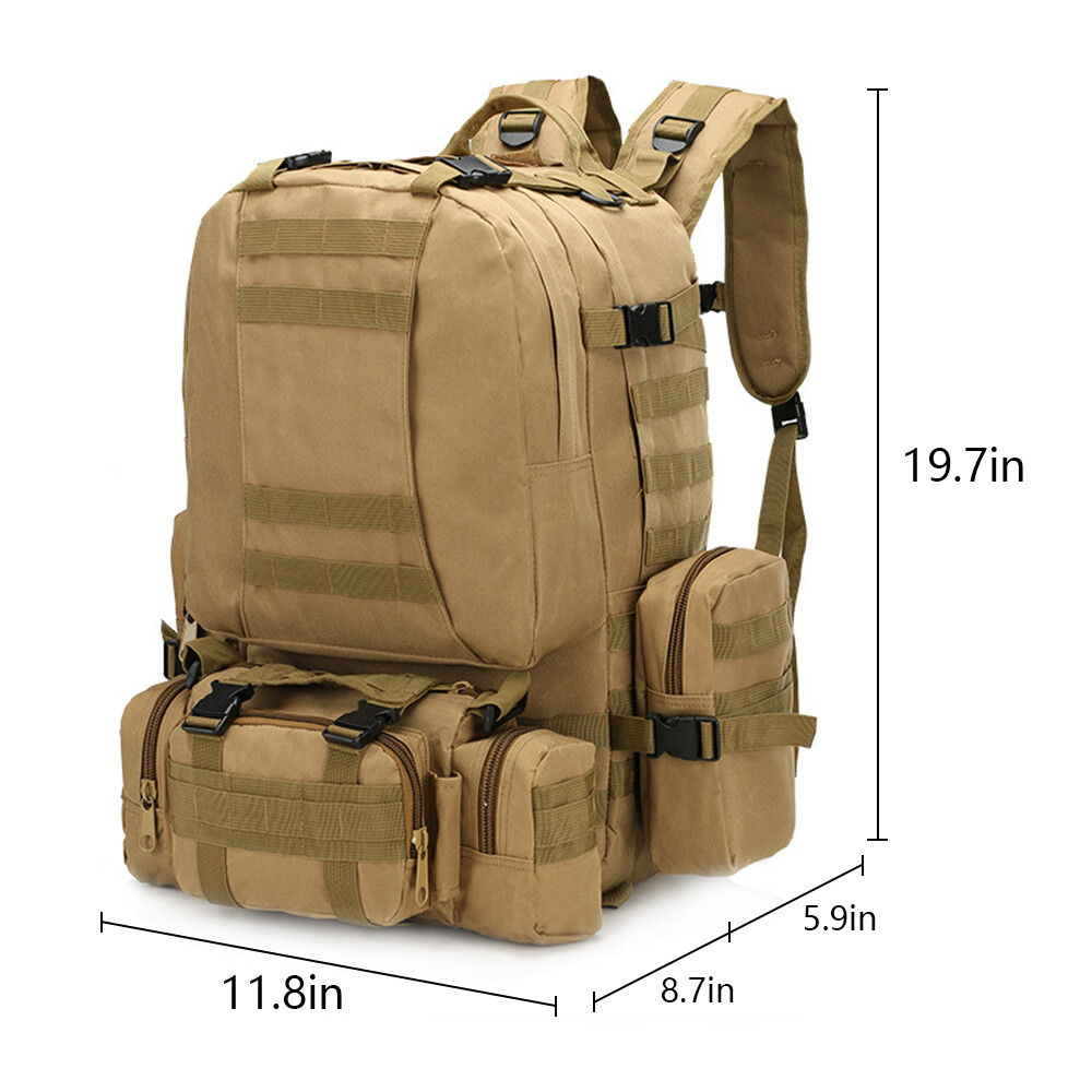 30-75L Military Tactical Bag Rucksack Outdoor Daypacks for Camping Travel Hiking
