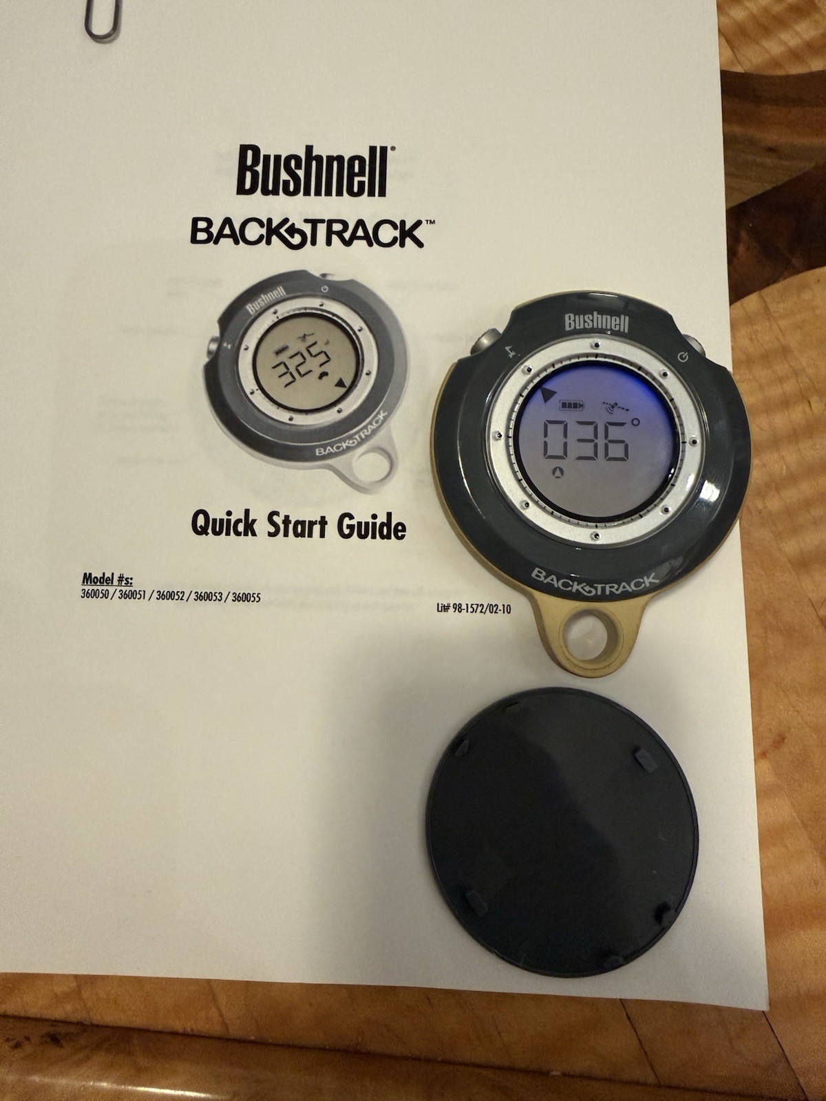 Bushnell Back Track 360053 GPS Personal Locator Hunting Camping Fishing