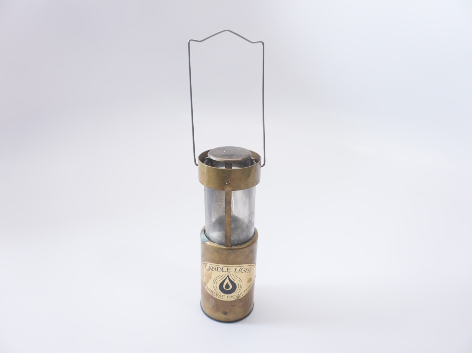 Vintage UCO Candle Light Brass Lantern Limelight Camping Made In USA