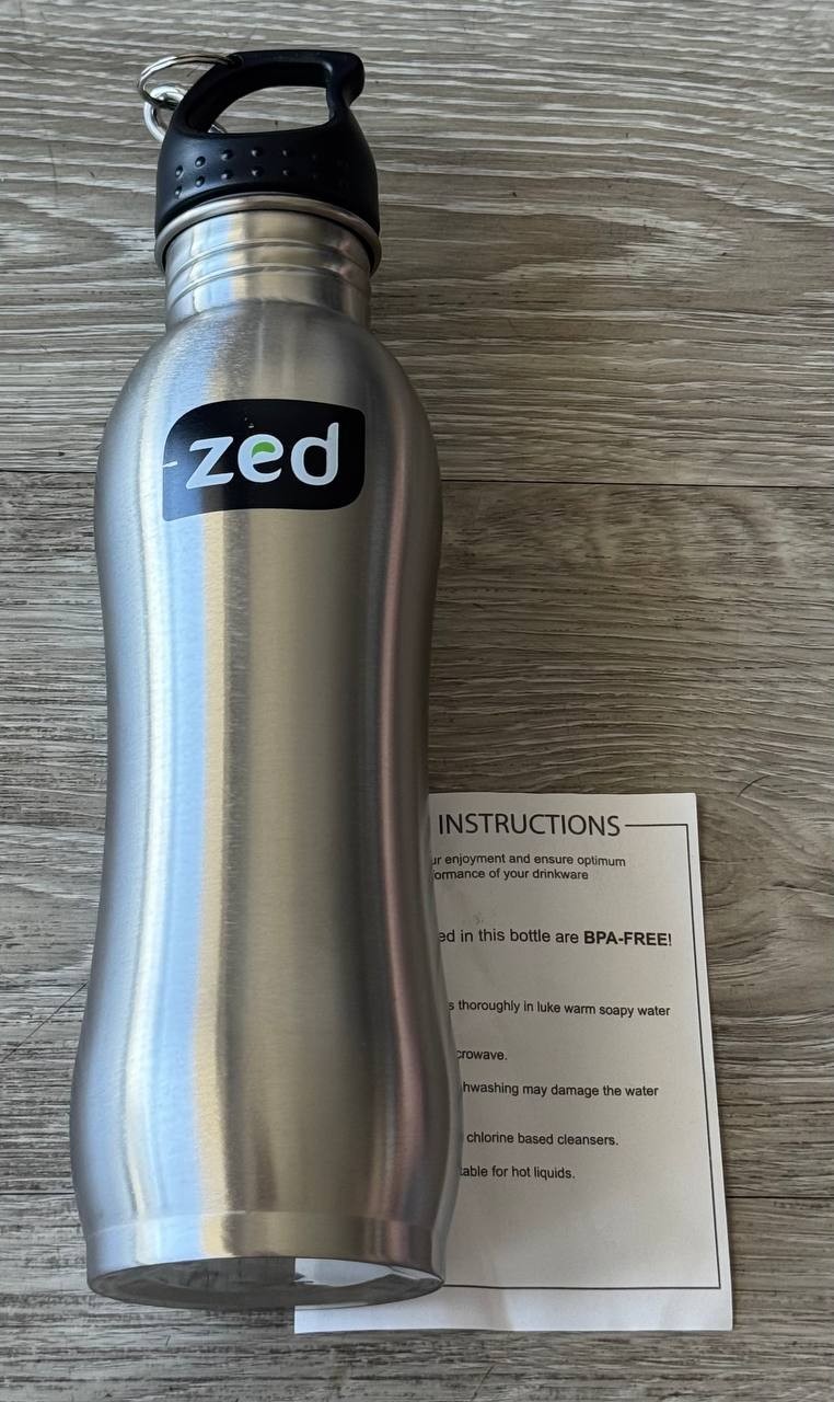 Stainless Steel Water Bottle BPA Free Reusable Sport Bottle w/ Lid