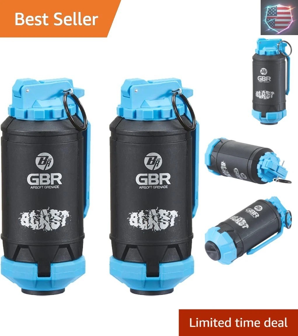 GBR Outdoor 130 Round Spring Powered ABS BB Impact Shower for Airsoft, Pack of 2