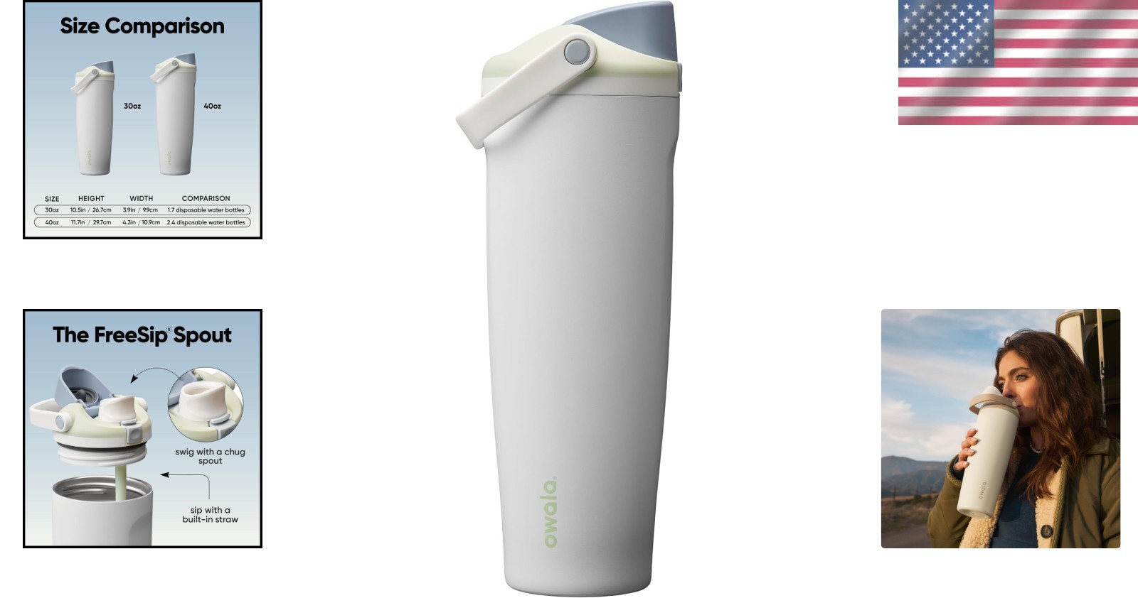 Versatile 30oz Insulated Stainless Steel Water Bottle with 2-Way Spout and Straw