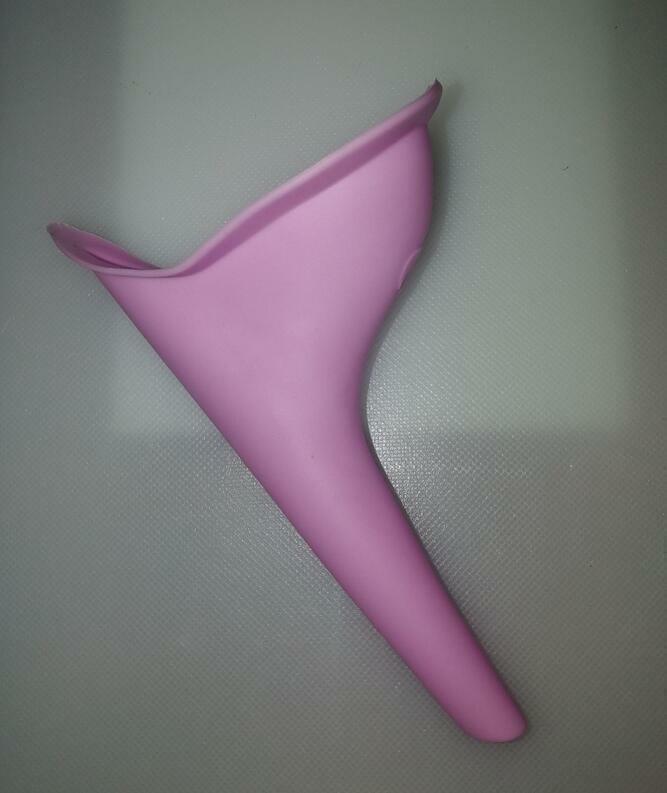 Women Urination Device Reusable Silicone Funnel Travel Camping Standing to Pee