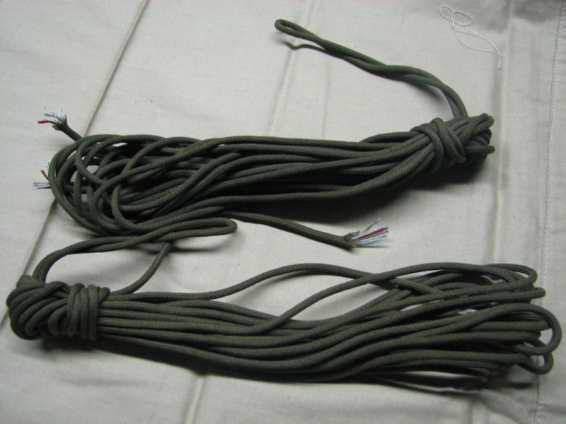 *550 cord paracord bracelet making rope USA outdoors survival 10 hacks 30 ft ea