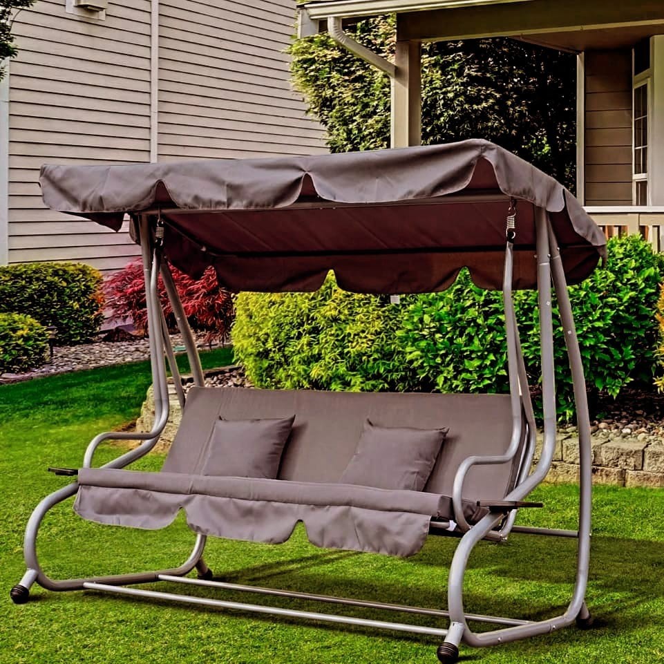 Cuscini x dondolo da giardino 160cmx55cm Spessore 10cm
