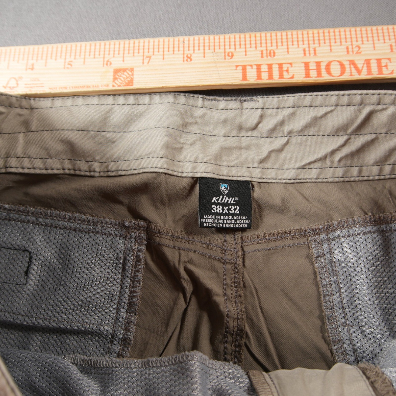 Kuhl Renegade Technical Stretch Hiking Men Pant 38×32 5120 khaki Water-Resistant