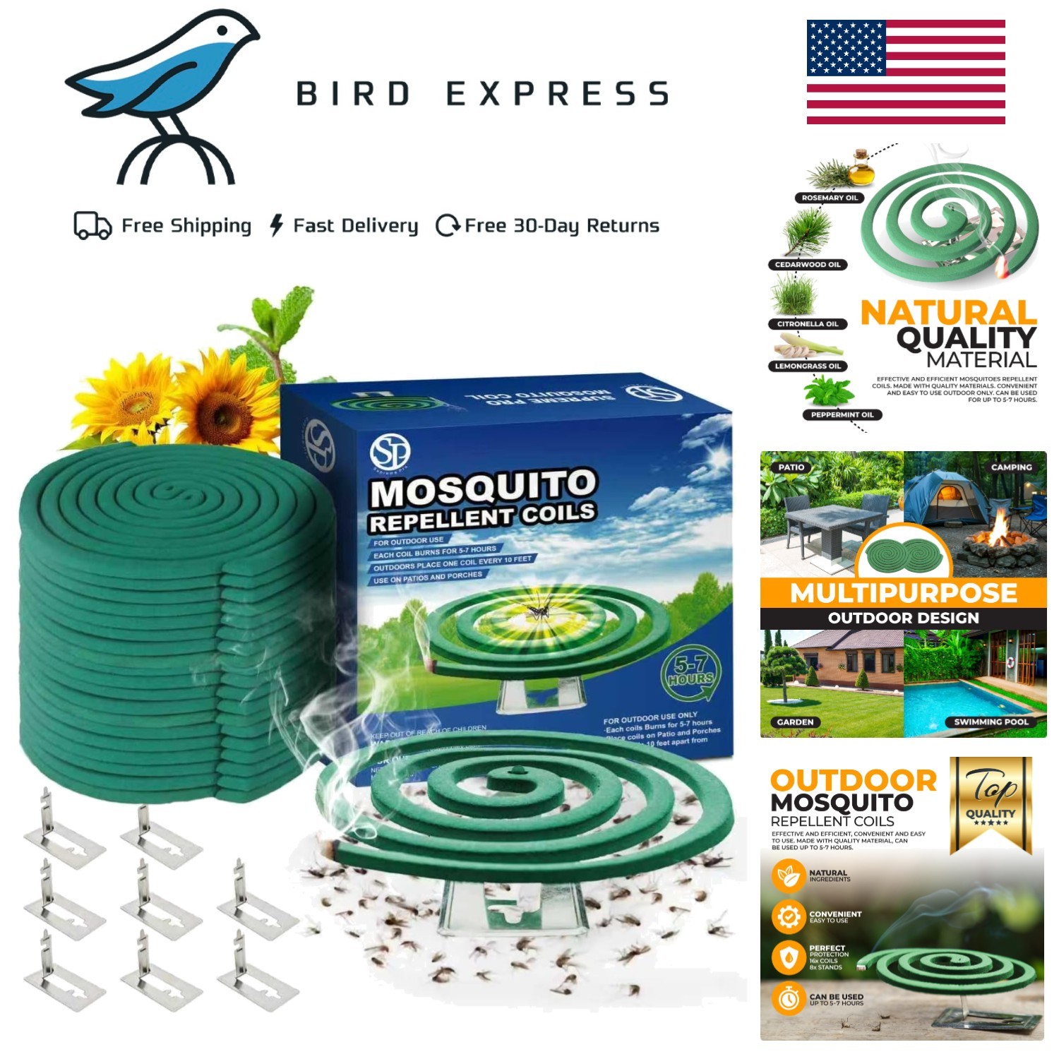 16 Coils Supreme Pro Mosquito Repellent Coils – CANNOT BE SHIPPED TO CALIFORNIA!