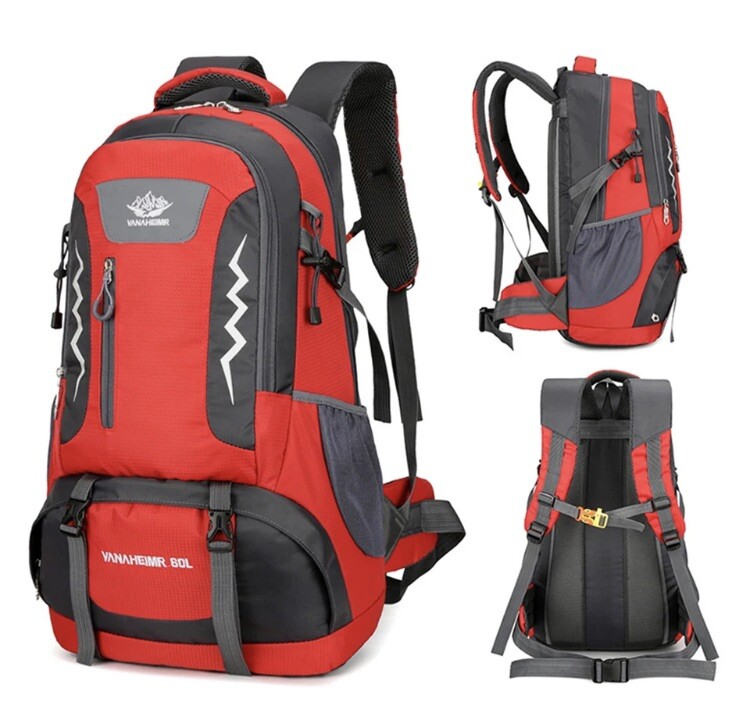60L Rucksack Camping Damen Männer Outdoor Reise Trekking Wanderrucksack Tasche