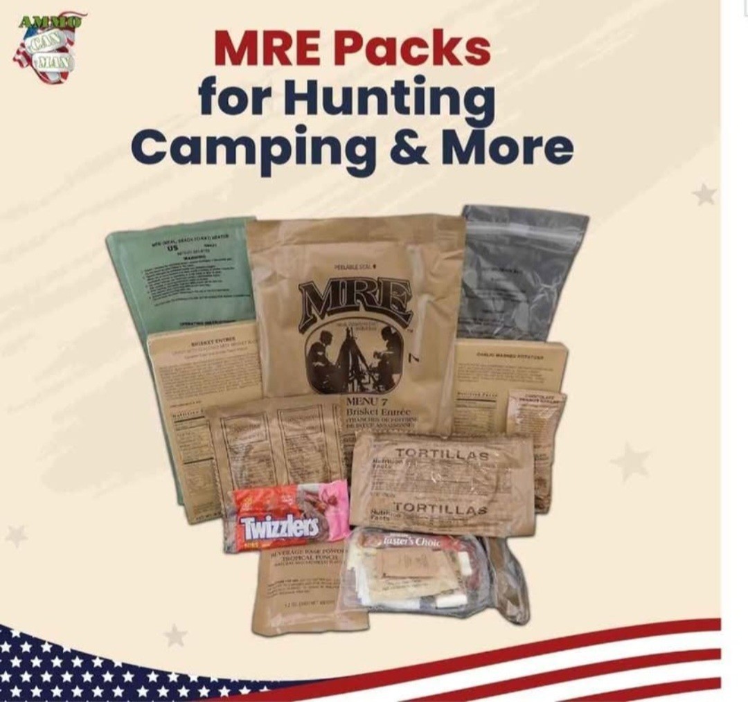 U.S. Original Military Case Menu “A” MRE with Menus 1-12