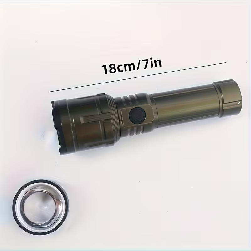 NEW 3000 Lumens Tesla Grade 21700 LiIon USBC Recharge 3000 mAh 3.7V Aluminum