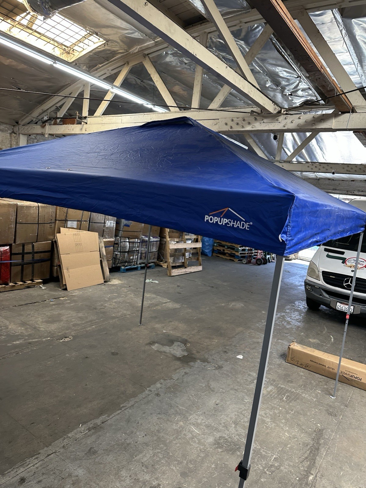 PopUpShade Instant Pop-Up Canopy Tent 13′ x 13′ Blue w/ Carry Bag