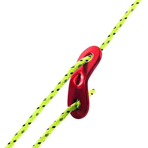 Takelablaze 20 PCS Tent Rope Tensioner, Aluminum Guyline Cord Adjuster Red