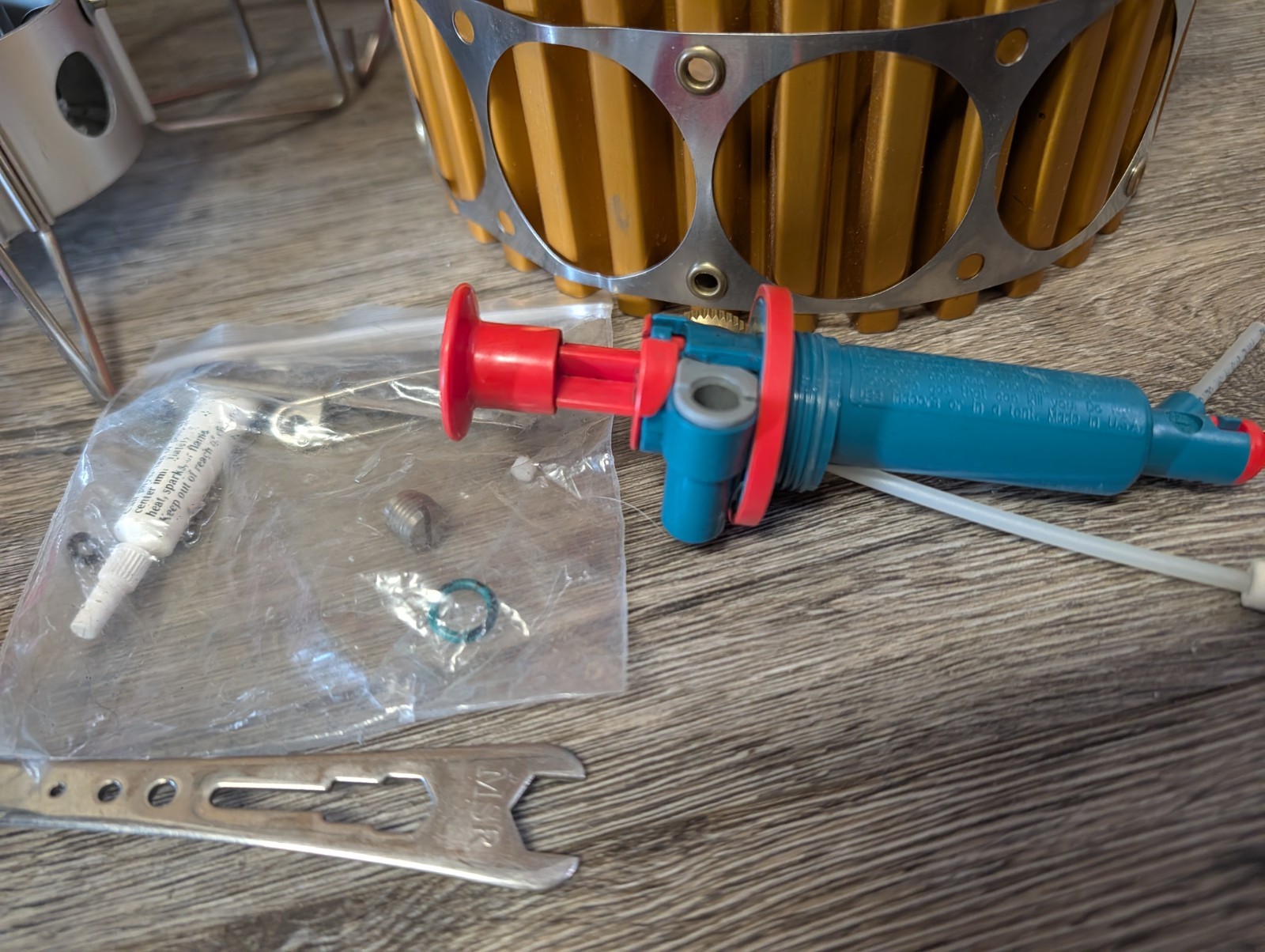 MSR Dragonfly Stove System – Full Kit W Heat Exchanger Repair Kit Fuel Bottle