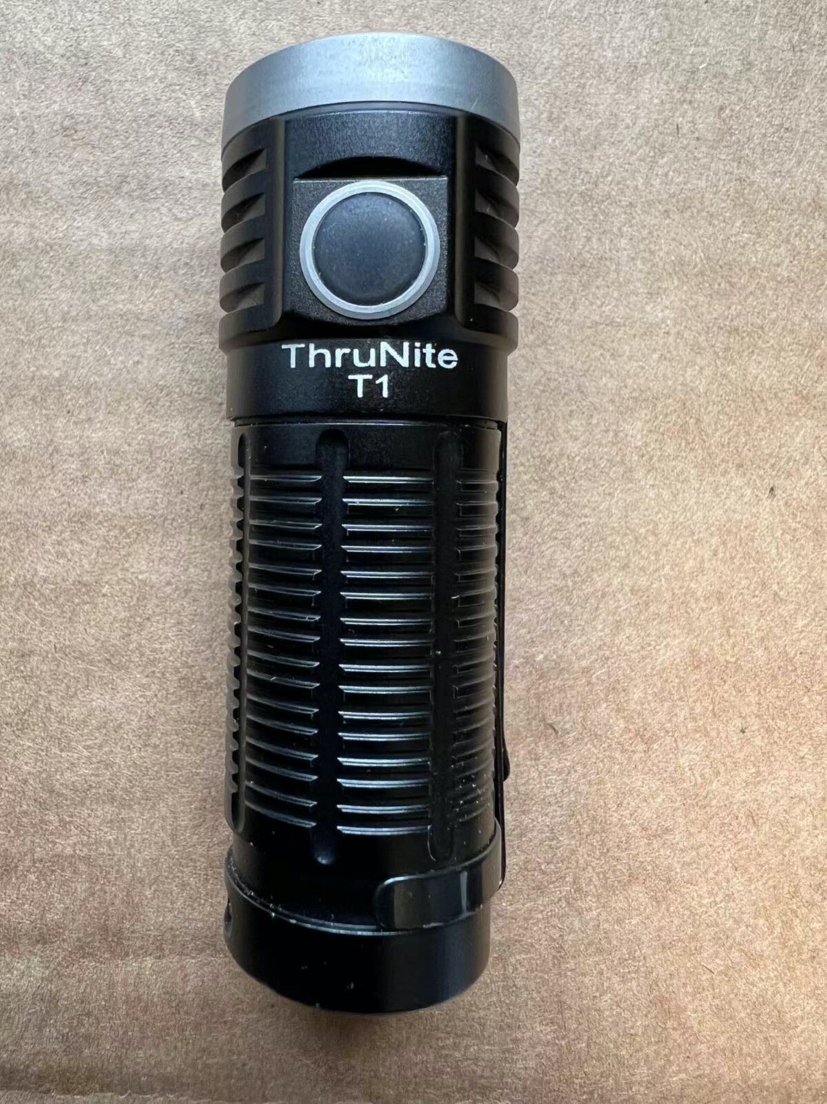 ThruNite T1 Magnetic Tailcap Handheld Flashlights, 1500 lumens CW. black used