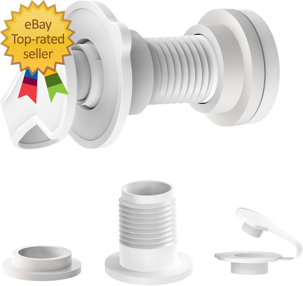 2 Pack 1″ Cooler Drain Plug Replacement for Coleman Coolers-1 Inch Shaft Length