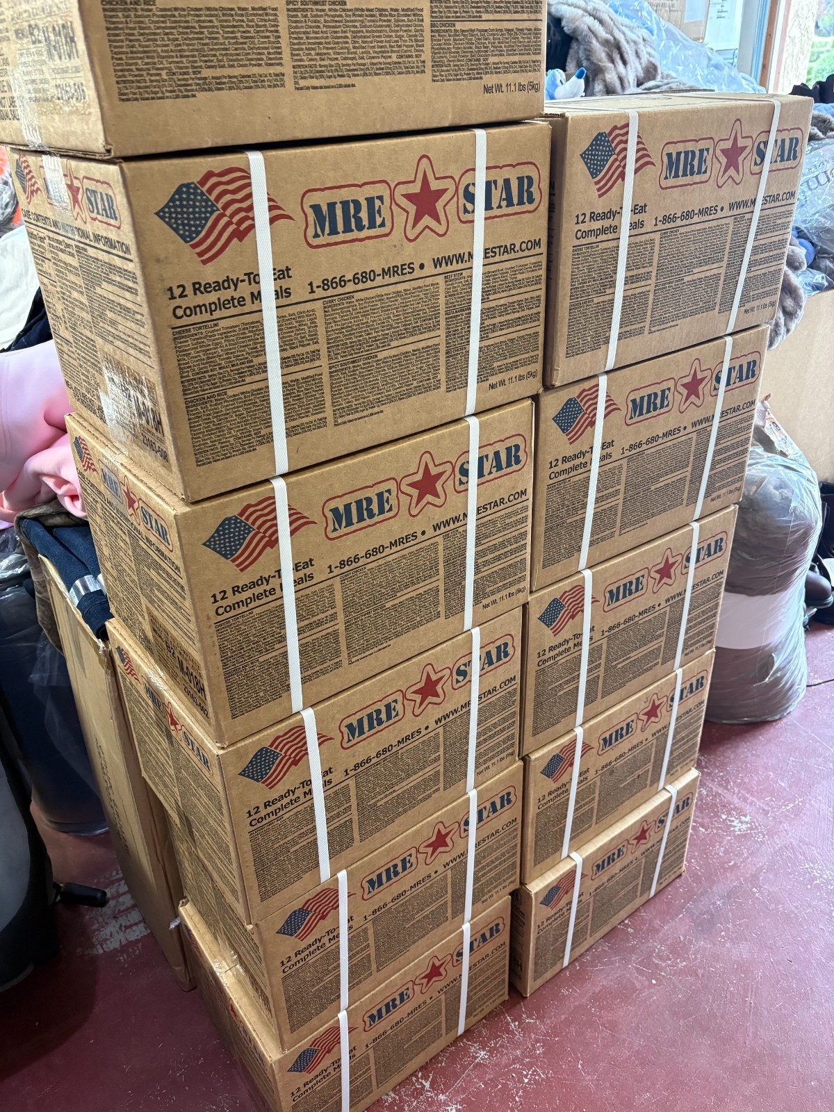 MRE Meals Ready to Eat 12 meals in a case Free Shipping