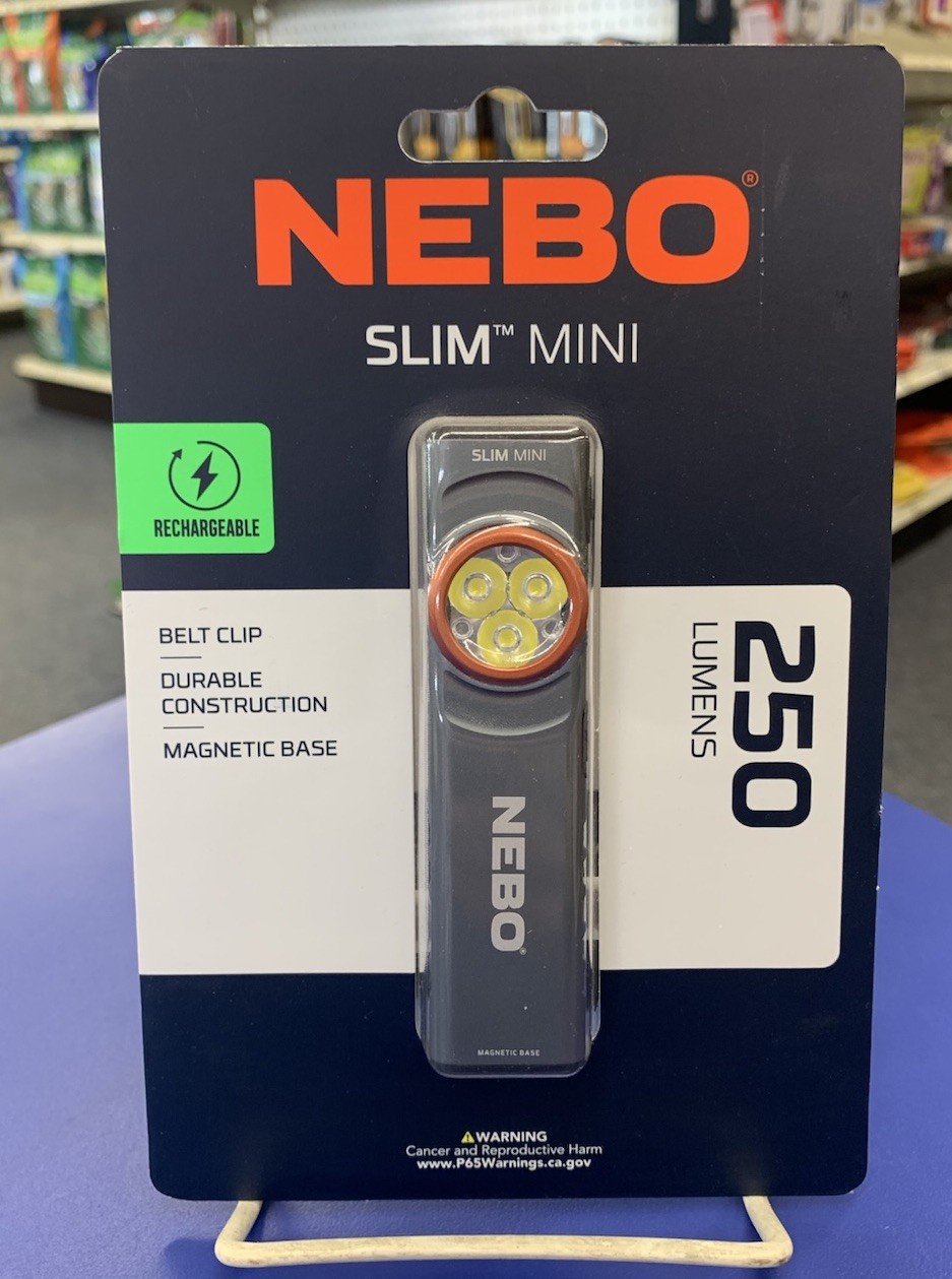 Nebo Slim Li-Ion Mini Rechargeable LED Flashlight 250 Lumens – NEB-FLT-1042