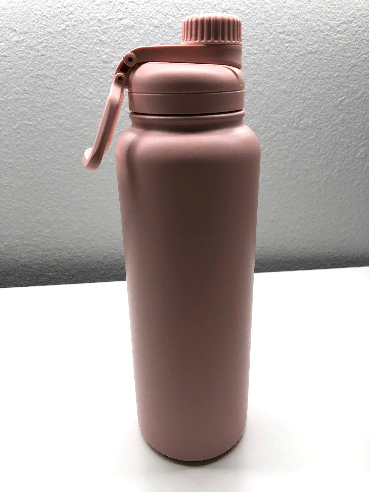 Unbranded Pink 36 oz Water Bottle Stainless Steel Chug Lid Screw Lid Handle
