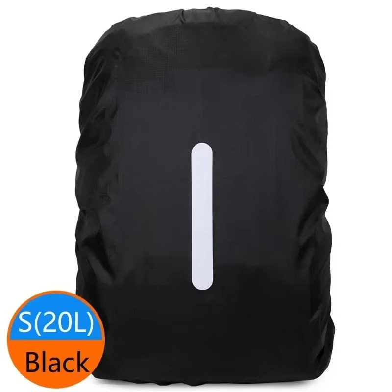 17-80L Waterproof Rain Cover with Reflective Strips for Backpacks