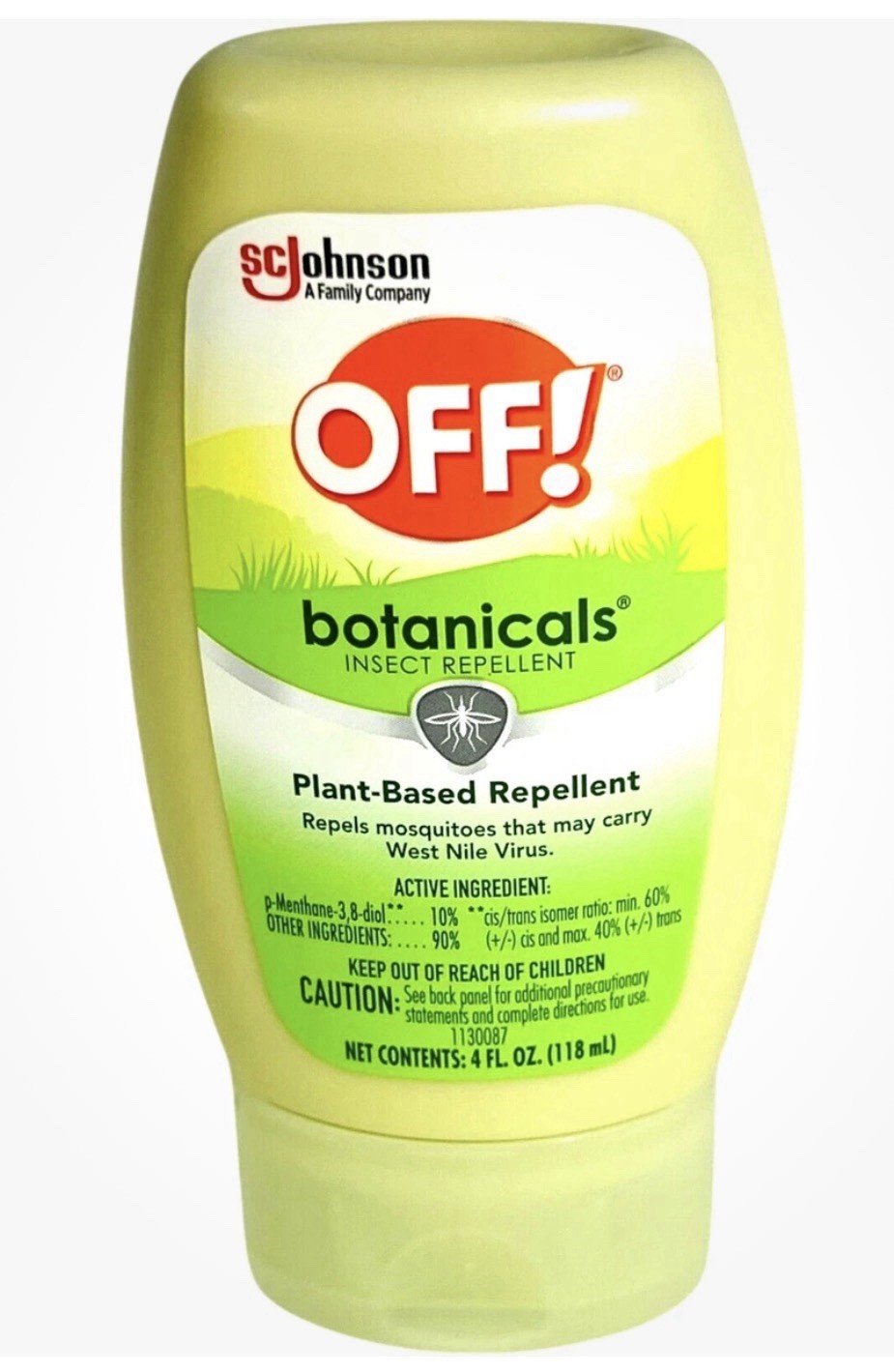 OFF! Botanicals Plant Based Insect Repellent 4 fl oz