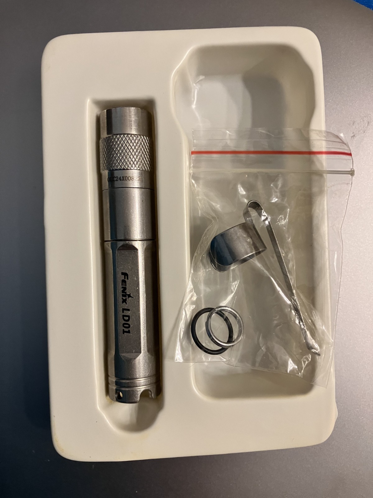 Fenix LD01 SS Stainless Steel AAA LED Flashlight – 2010 Special Edition