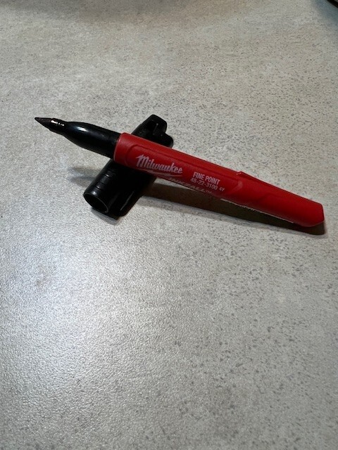 Tactical Milwaukee / Sharpie pens with G10 point EDC Get one for Fathers Day