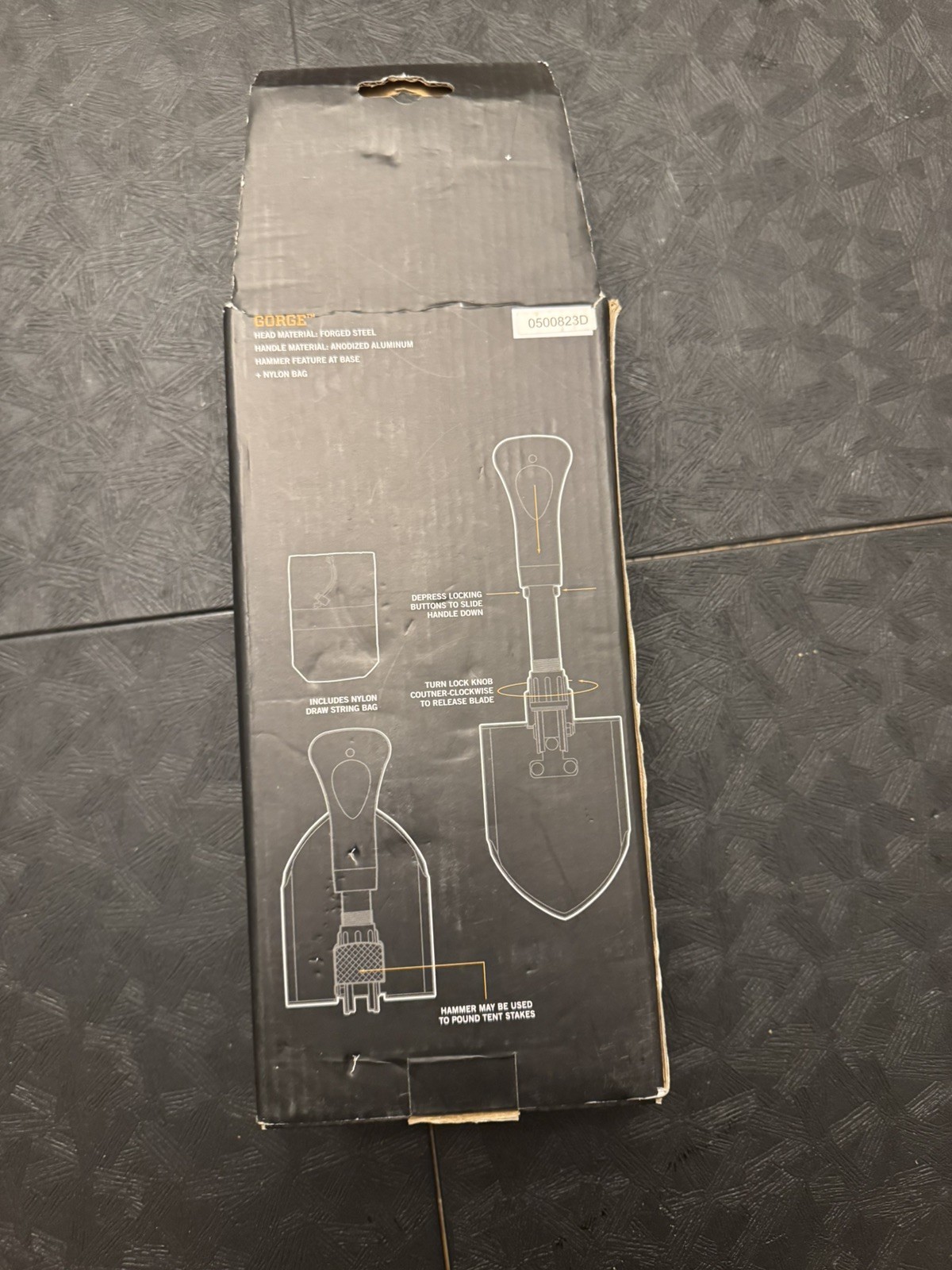 Gerber Gorge Folding Shovel With Nylon Storage Bag Limited lifetime warranty