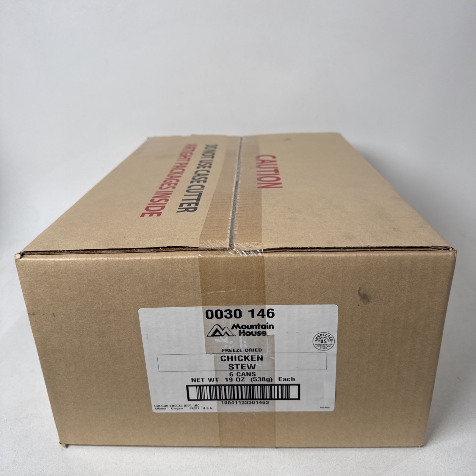 Mountain House Chicken Stew Case 6 #10 Cans Freeze Dried Best By 08/28/2045 READ