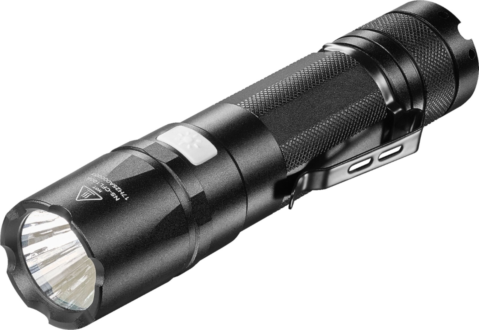 NEW Insignia NS-CFL100A IPX4 Water-Resistant 350 Lumen LED Black Flashlight