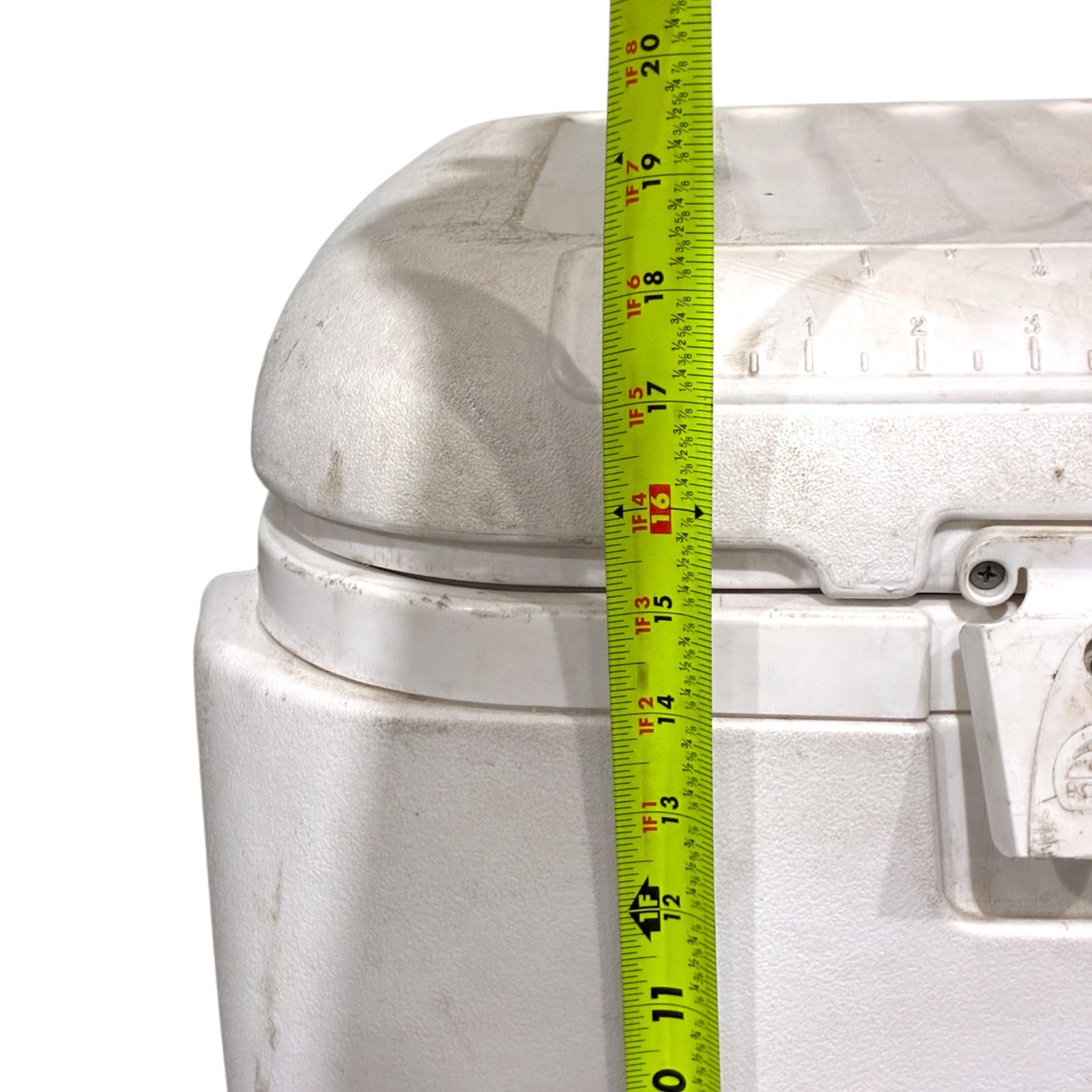 Vintage Igloo Marine Ice Chest Cooler 150 Qt Large White Fishing Boat Icebox 37″