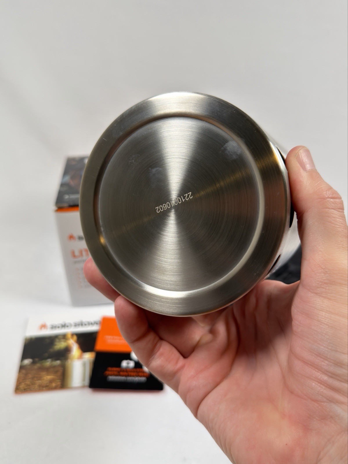 Solo Stove Lite Portable Camp Stove 304 Stainless Steel Low Smoke NEW & Unfired!
