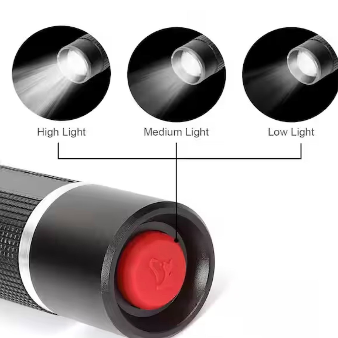 Husky 1000 Lumens 3-Mode Focusing Flashlight 1011 428 812 – New