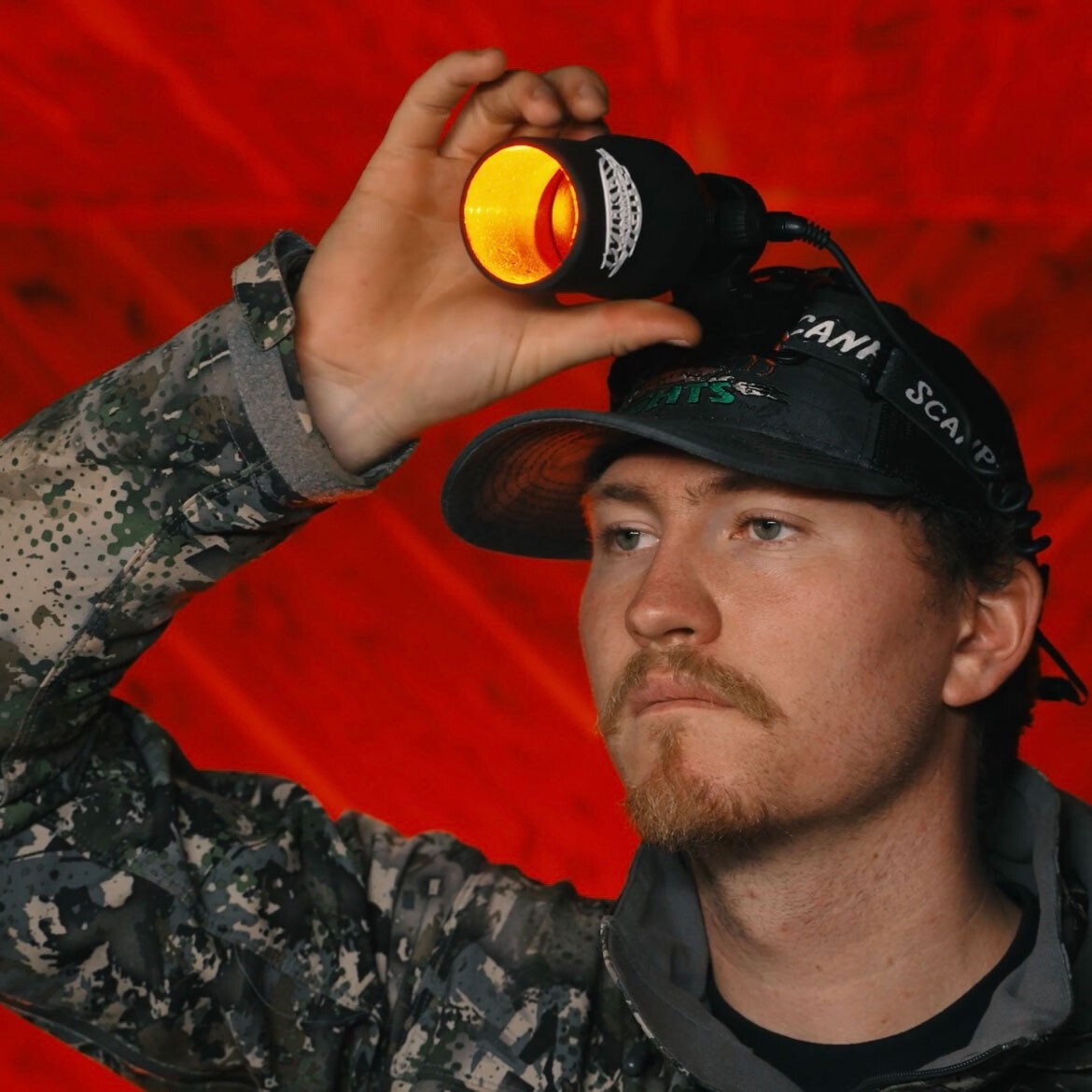 Wicked Lights ScanPro iC GEN4 3-Color-In-1 (Green, Red, White) Hunting Headlamp