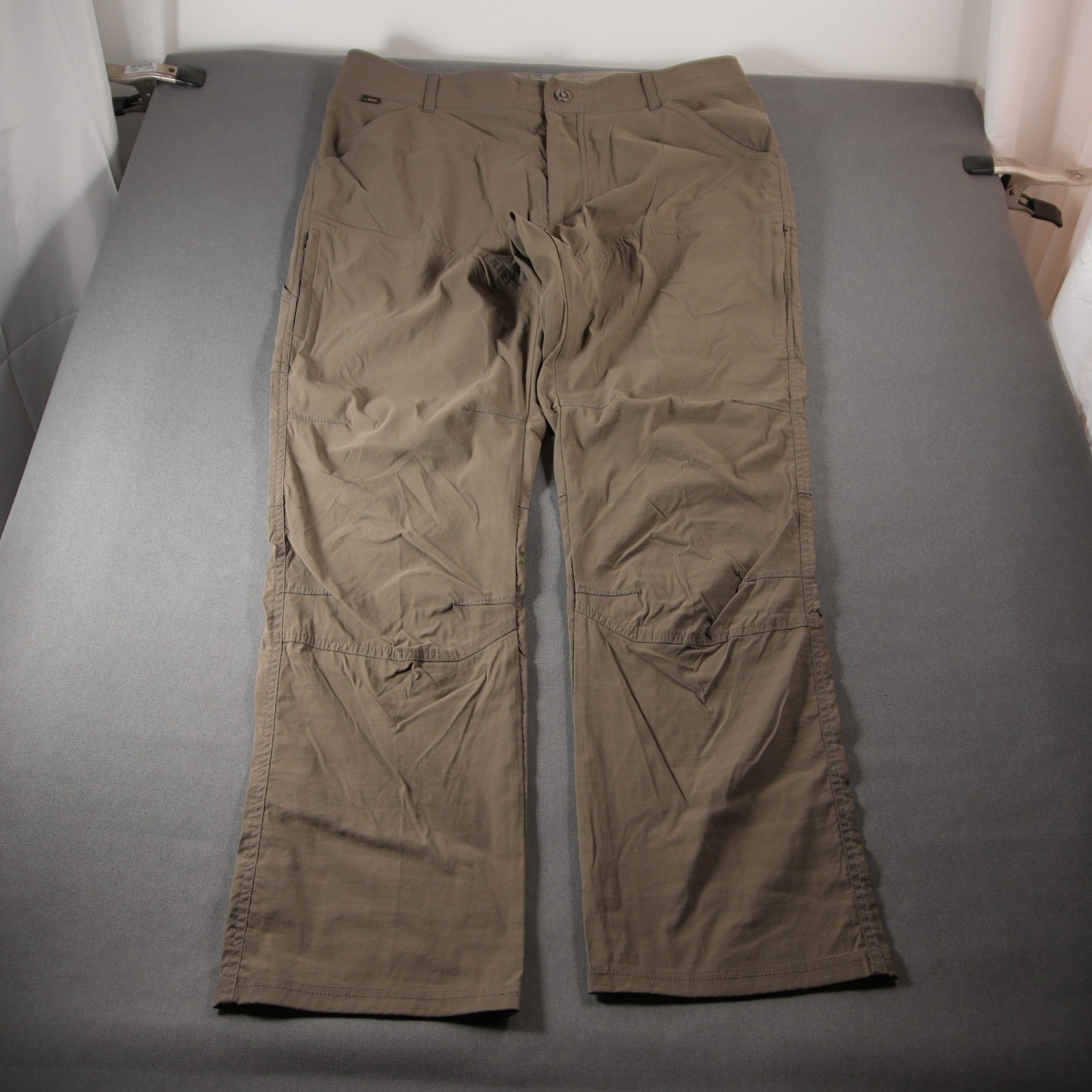 Kuhl Renegade Technical Stretch Hiking Men Pant 38×32 5120 khaki Water-Resistant