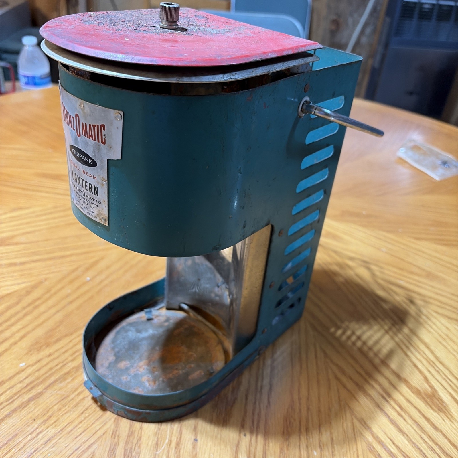 Vintage Bernz-O-Matic Dual Beam Propane Lantern TX-750 No Glass Globe Or Valve