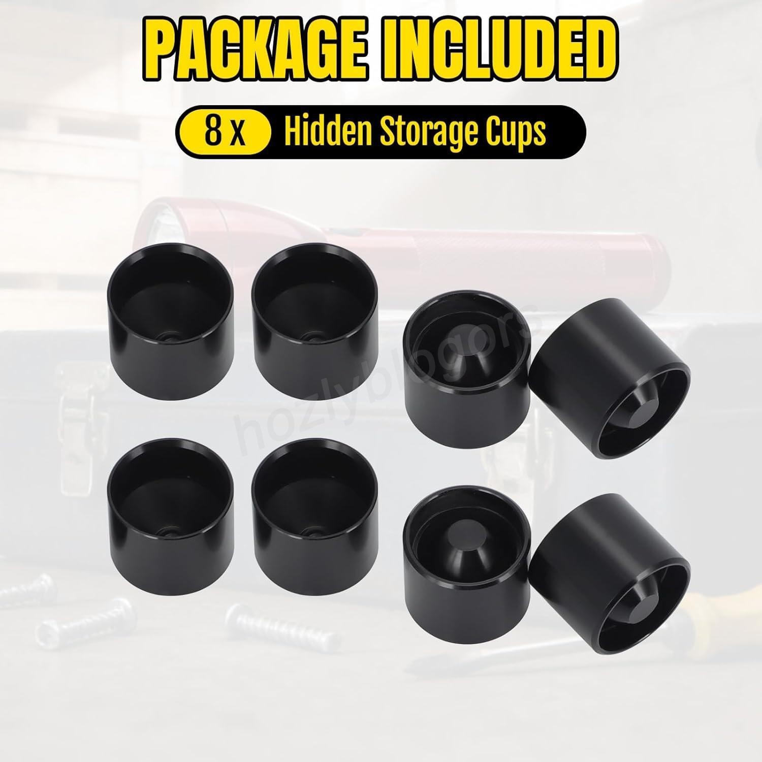 8* For Maglite C Cell Anodized Aluminum Non Freeze Plugs-Dry Storage Hidden Cups
