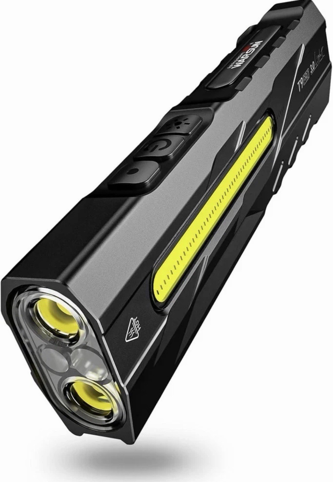 WARSUN T9 PRO EDC Flashlight – 1500 Lumens Rechargeable W/ Magnet **NEW**