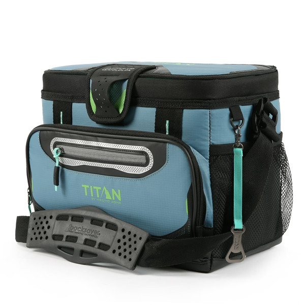 Titan by Arctic Zone 30 Can 20 Quart Zipperless Soft Cooler Ice Chest Travel Bea