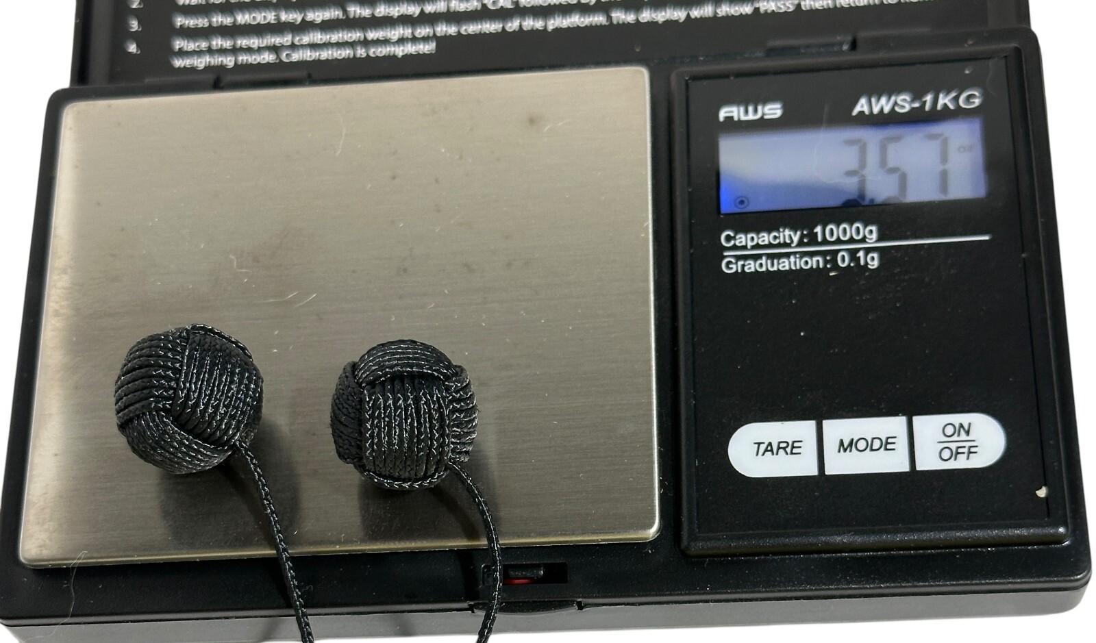 Begleri Set Micro Cord 6 inch length with 1/2” steel core-High Speed