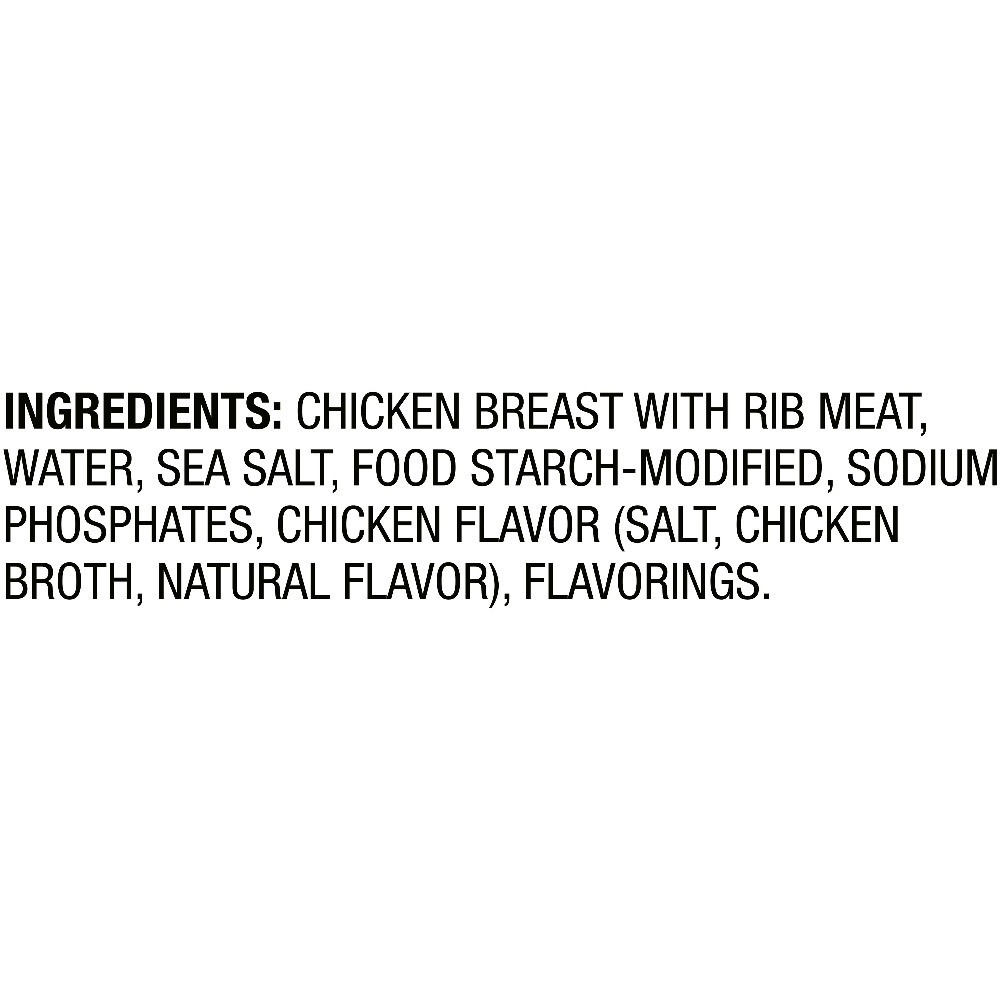 Canned Chunk Chicken Breast 12.5 oz Four Pack All Natural Protein