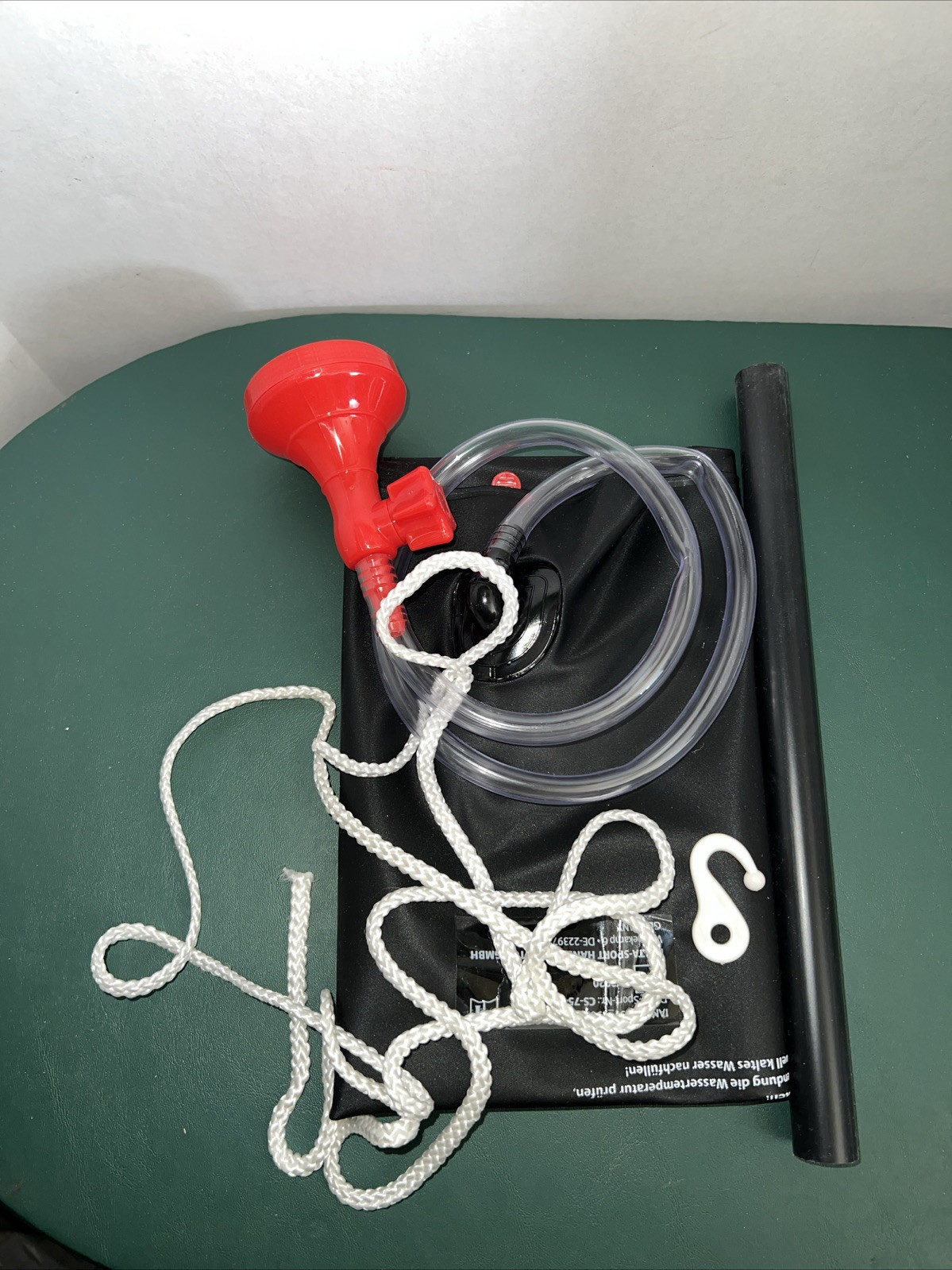 Crivit NIOP Solar Shower,25L Or 6.6 Gallons,2m Cord, Flexible Hose W/Shower Head