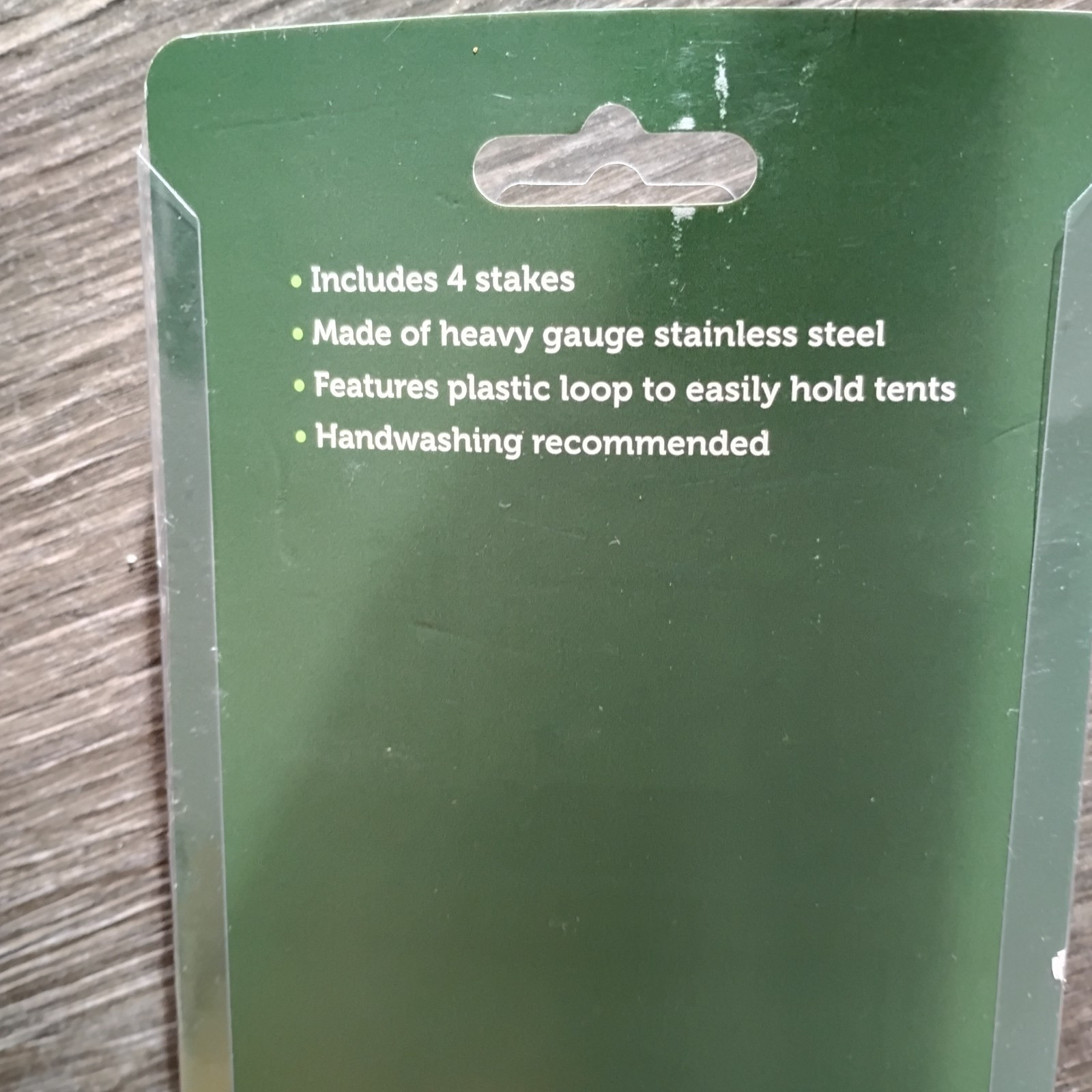 Lake & Trail Set of 4 STEEL Tent Stakes 9 inches Long Steel