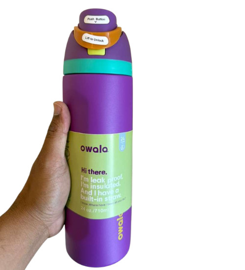 Owala 24 oz Insulated Water Bottle | Leakproof Flip Straw | 10 Colors